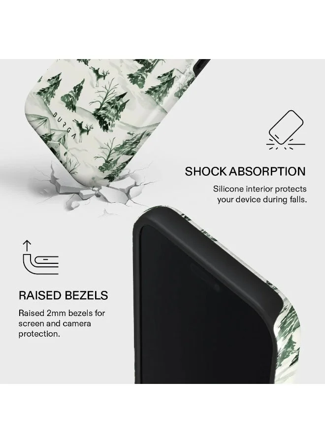 Burga iPhone 17 Pro Pine Lodge Burga iPhone 17 Pro Pine Lodge Premium Case Compatible with Hybrid Dual-Layer Hard Shell + Silicone Protection - Scratch-Resistant Shockproof Mobile Cover  | Best Price UAE